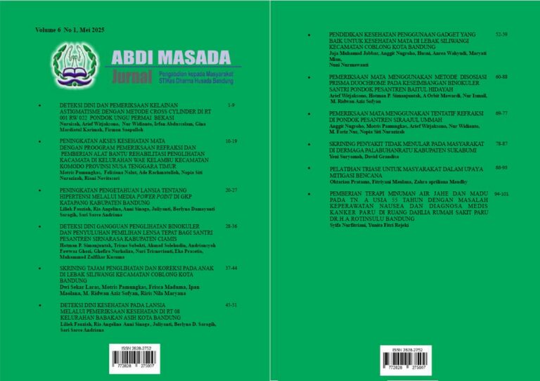 Sampul Vol. 6 No. 1 (2025): Jurnal Abdi Masada
