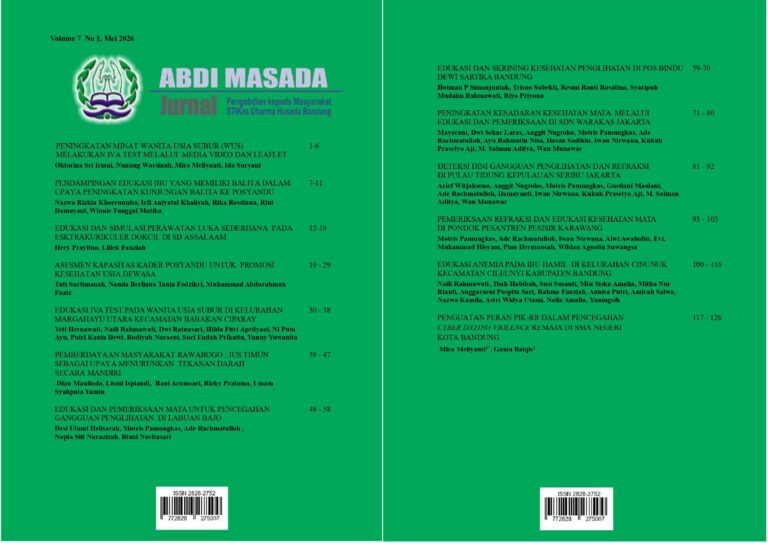 Sampul Vol. 7 No. 1 (2026): Jurnal Abdi Masada